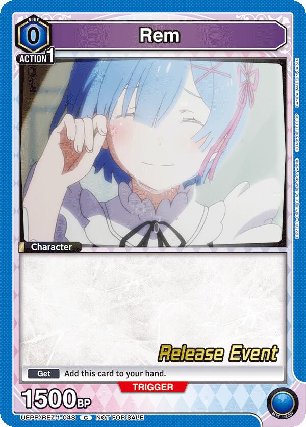 Rem (048) (UEPR/REZ-1-048) [UE24BT: Re:ZERO -Starting Life in Another World- Release Event Cards]