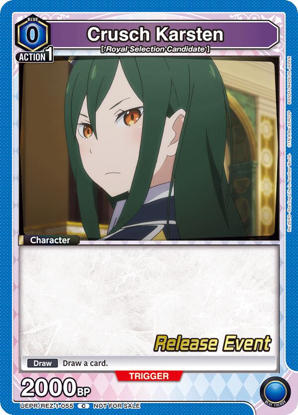 Crusch Karsten (055) (UEPR/REZ-1-055) [UE24BT: Re:ZERO -Starting Life in Another World- Release Event Cards]