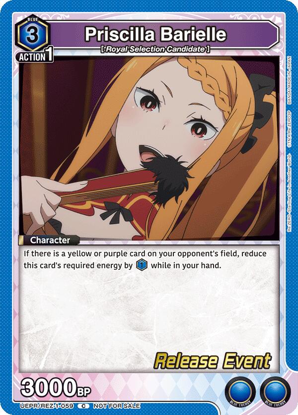 Priscilla Barielle (UEPR/REZ-1-059) [UE24BT: Re:ZERO -Starting Life in Another World- Release Event Cards]