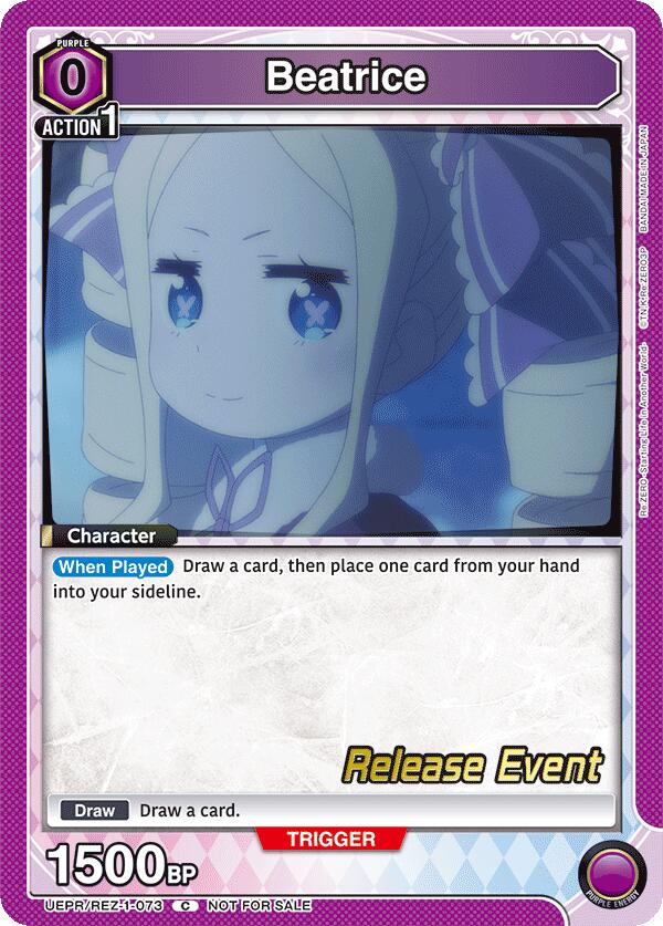 Beatrice (073) (UEPR/REZ-1-073) [UE24BT: Re:ZERO -Starting Life in Another World- Release Event Cards]