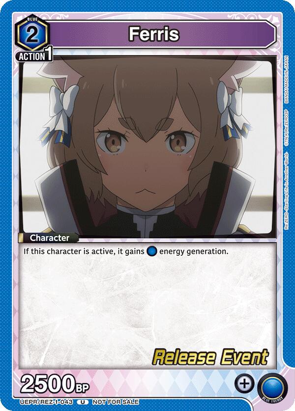Ferris (043) (UEPR/REZ-1-043) [UE24BT: Re:ZERO -Starting Life in Another World- Release Event Cards]