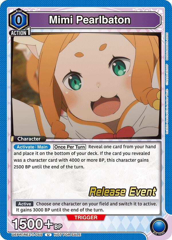 Mimi Pearlbaton (UEPR/REZ-1-045) [UE24BT: Re:ZERO -Starting Life in Another World- Release Event Cards]