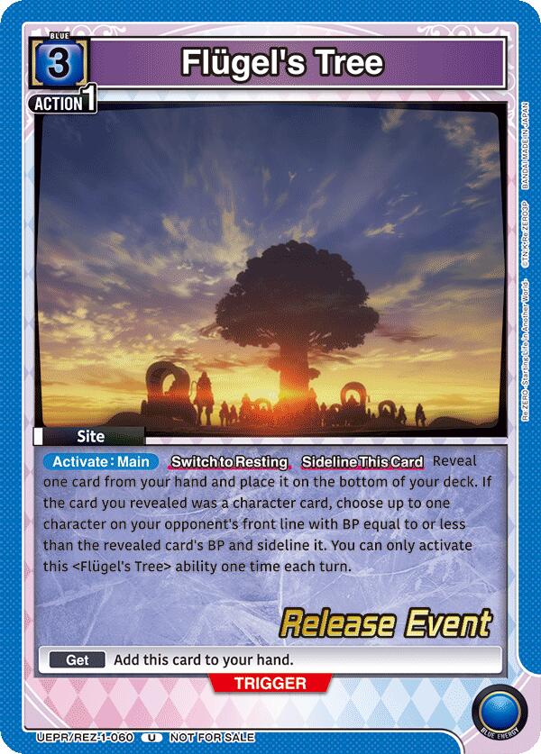 Flugel's Tree (UEPR/REZ-1-060) [UE24BT: Re:ZERO -Starting Life in Another World- Release Event Cards]