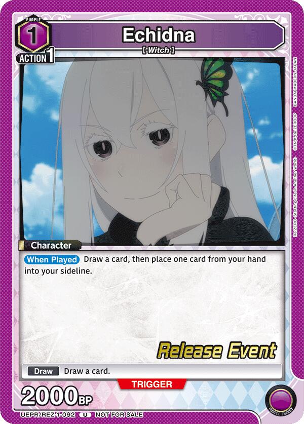 Echidna (092) (UEPR/REZ-1-092) [UE24BT: Re:ZERO -Starting Life in Another World- Release Event Cards]