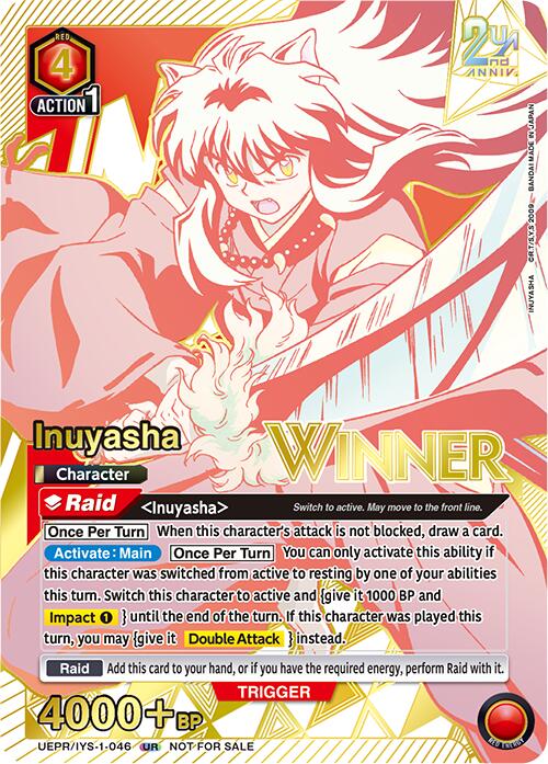 Inuyasha (046) (Winner) (UEPR/IYS-1-046) [Union Arena Promotion Cards]
