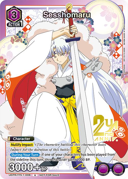 Sesshomaru (006) (UEPR/IYS-1-006) [Union Arena Promotion Cards]