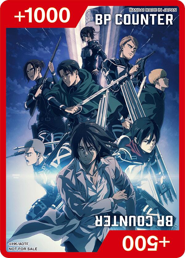 BP Counter (Attack on Titan) (None) [Union Arena Promotion Cards]