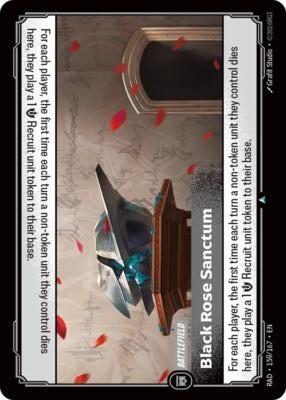 Black Rose Sanctum (159/167) [Radiance]