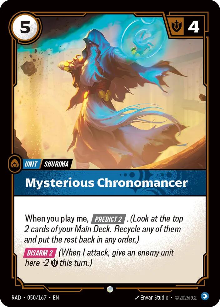 Mysterious Chronomancer (050/167) [Radiance]