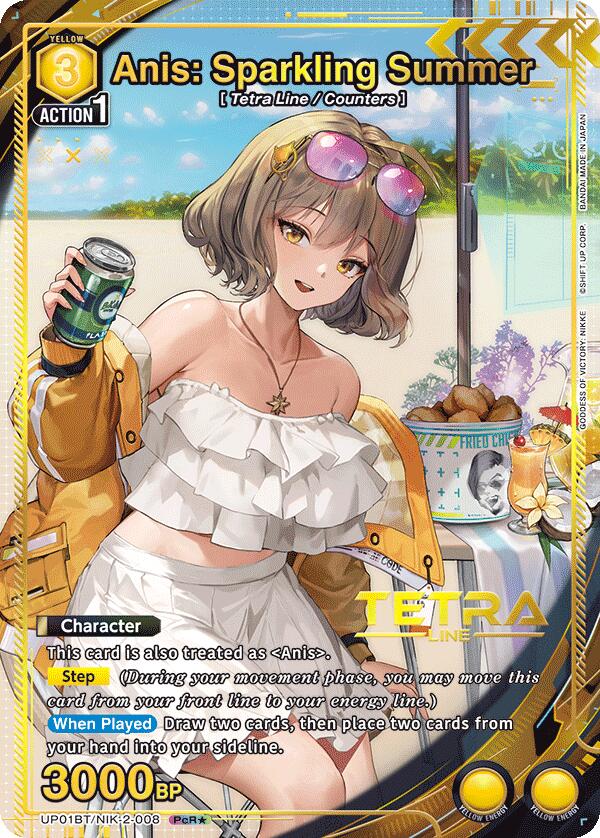 Anis: Sparkling Summer (008) (PcR*) (UP01BT/NIK-2-008) [UP01BT: GODDESS OF VICTORY: NIKKE Precious Booster]