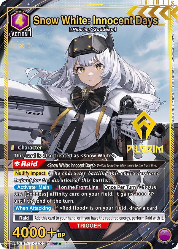 Snow White: Innocent Days (028) (PcR*) (UP01BT/NIK-2-028) [UP01BT: GODDESS OF VICTORY: NIKKE Precious Booster]
