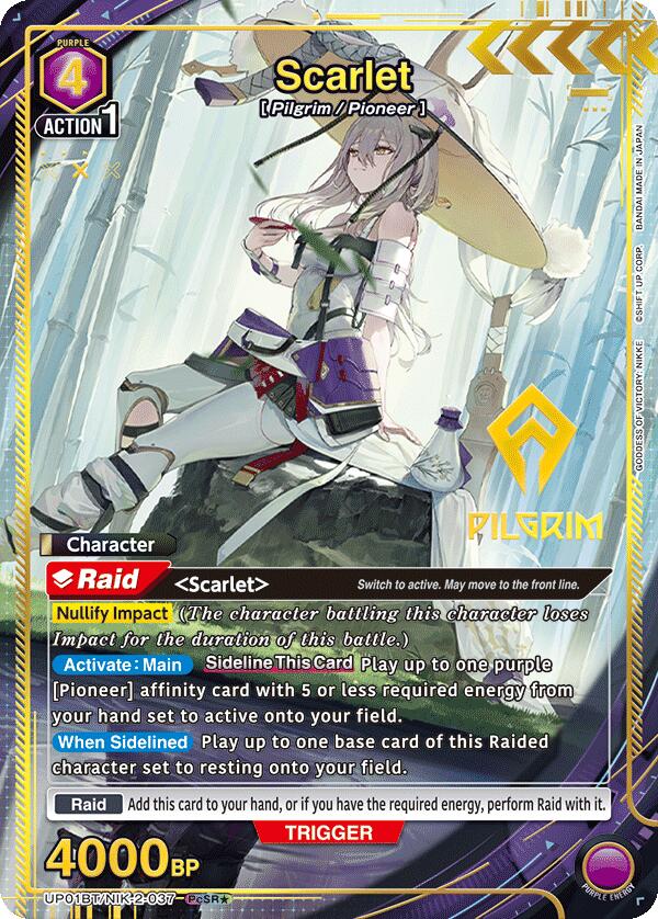 Scarlet (PcSR*) (UP01BT/NIK-2-037) [UP01BT: GODDESS OF VICTORY: NIKKE Precious Booster]
