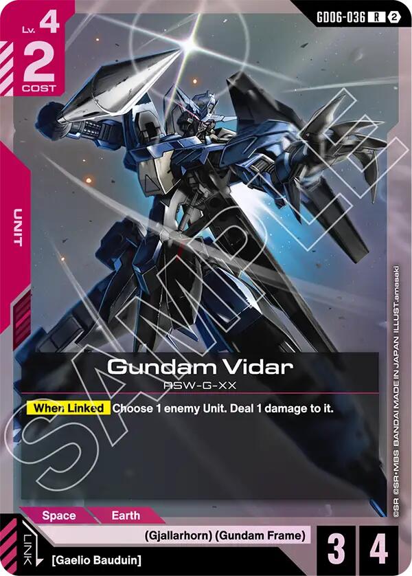 Gundam Vidar (GD06-036) [Stardust Trails]