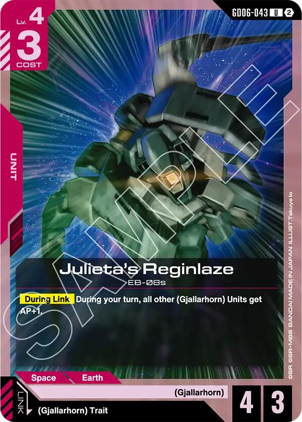 Julieta's Reginlaze (GD06-043) [Stardust Trails]