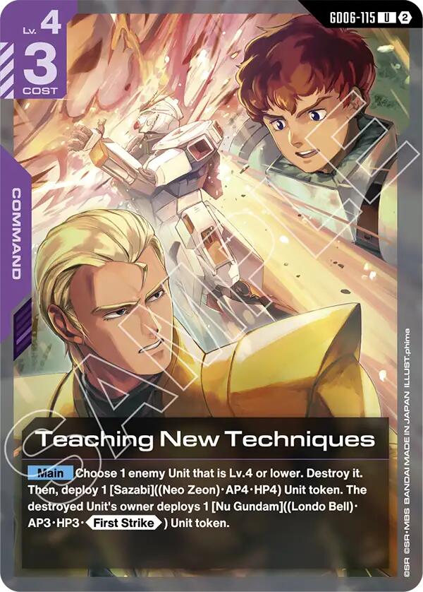 Teaching New Techniques (GD06-115) [Stardust Trails]