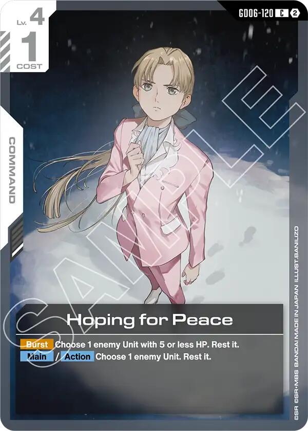 Hoping for Peace (GD06-120) [Stardust Trails]