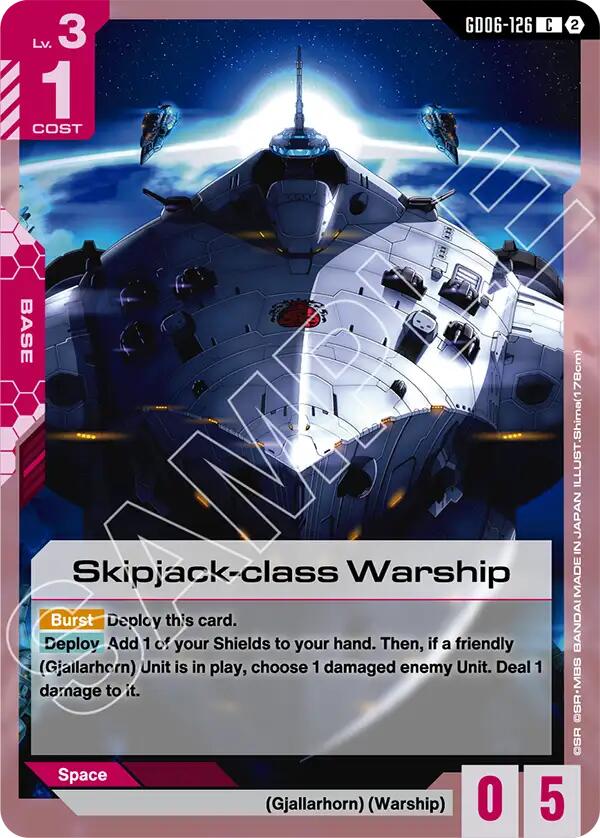 Skipjack-class Warship (GD06-126) [Stardust Trails]