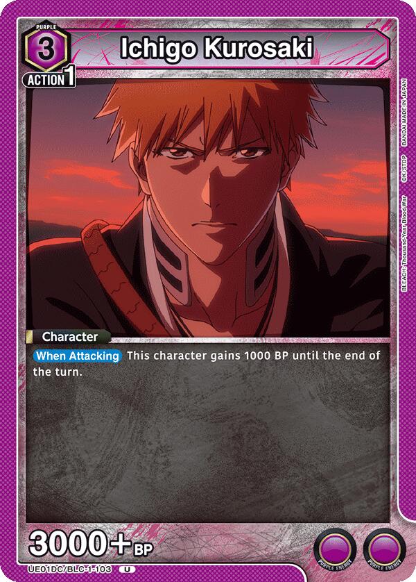 Ichigo Kurosaki (103) (UE01DC/BLC-1-103) [UE10DC: Bleach: Thousand Year Blood War Advanced Deck]