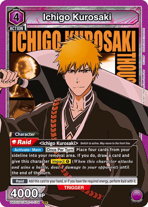 Ichigo Kurosaki (104) (UE01DC/BLC-1-104) [UE10DC: Bleach: Thousand Year Blood War Advanced Deck]