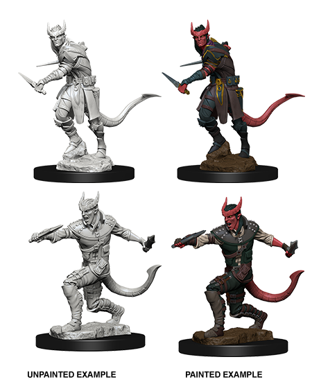 D&D Nolzur’s Marvelous Miniatures: Tiefling Male Rogue