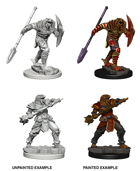 D&D Nolzur’s Marvelous Miniatures: Dragonborn Male Fighter with Spear
