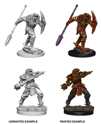 D&D Nolzur’s Marvelous Miniatures: Dragonborn Male Fighter with Spear