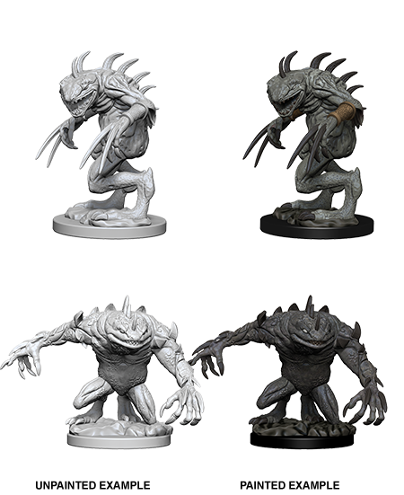 D&D Nolzur’s Marvelous Miniatures: Grey Slaad & Death Slaad