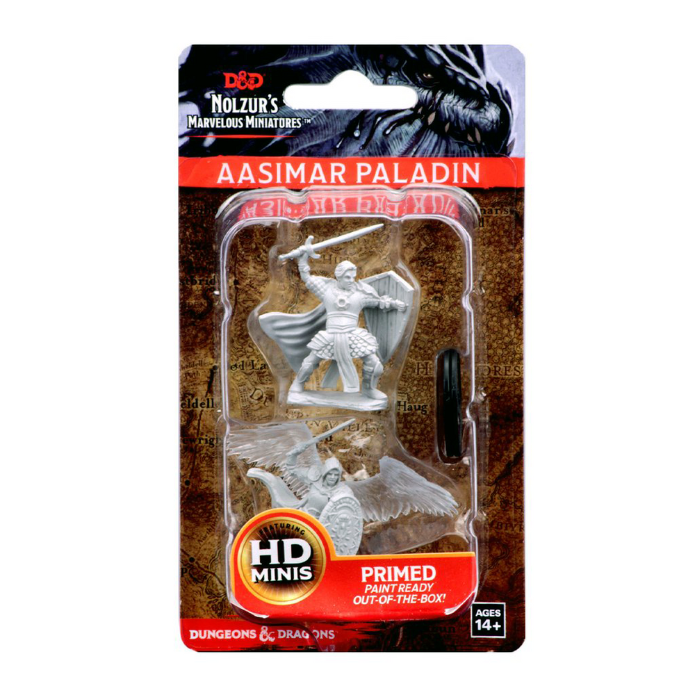 D&D Nolzur’s Marvelous Miniatures: Aasimar Male Paladin