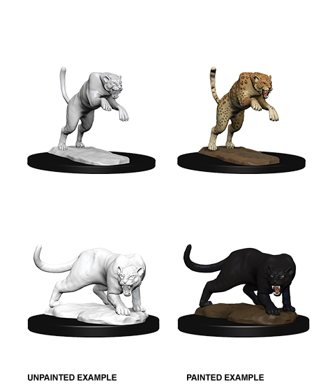 D&D Nolzur’s Marvelous Miniatures: Panther & Leopard