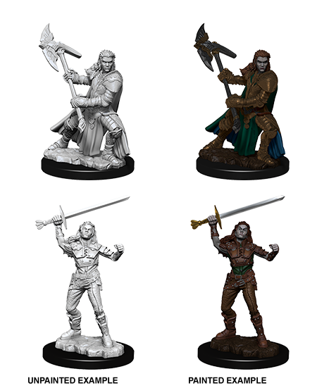 D&D Nolzur’s Marvelous Miniatures: Female Half-Orc Fighter
