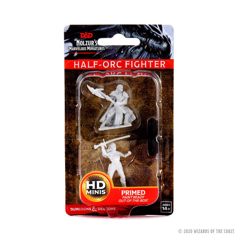 D&D Nolzur’s Marvelous Miniatures: Female Half-Orc Fighter