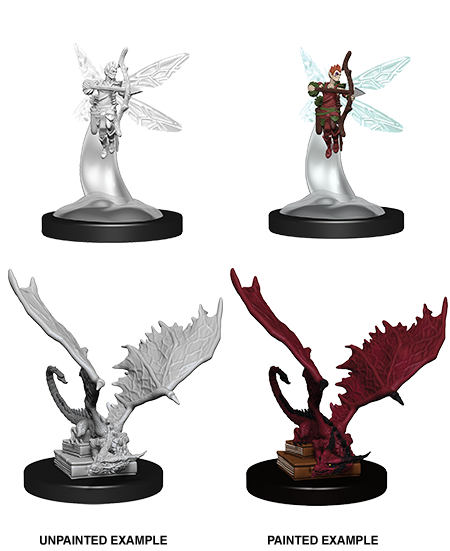 D&D Nolzur’s Marvelous Miniatures:  Sprite & Pseudodragon