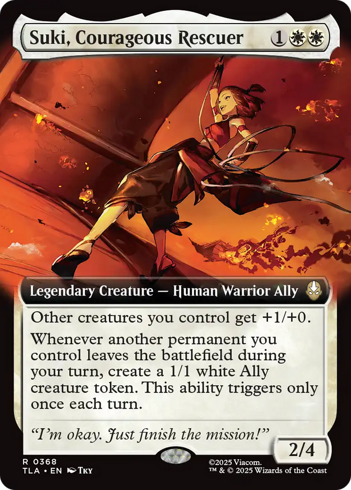 Suki, Courageous Rescuer (Extended Art) [Avatar: The Last Airbender]