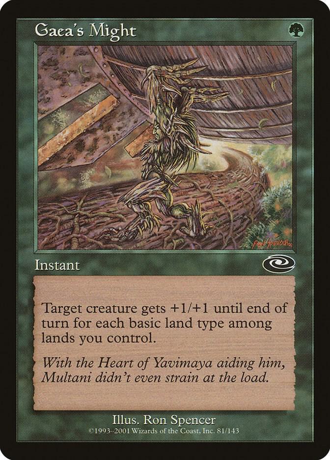 Gaea's Might [Planeshift]
