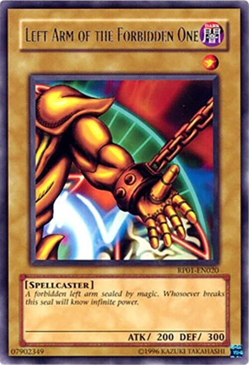 Left Arm of the Forbidden One [RP01-EN020] Rare