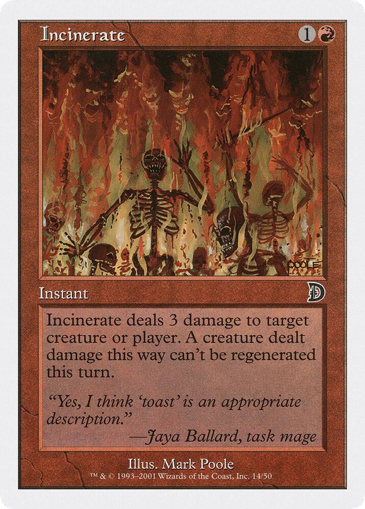 Incinerate [Deckmasters]