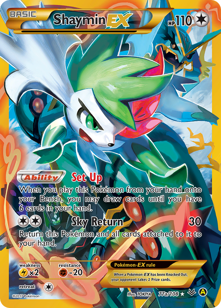 Shaymin EX (77a/108) [Alternate Art Promos]