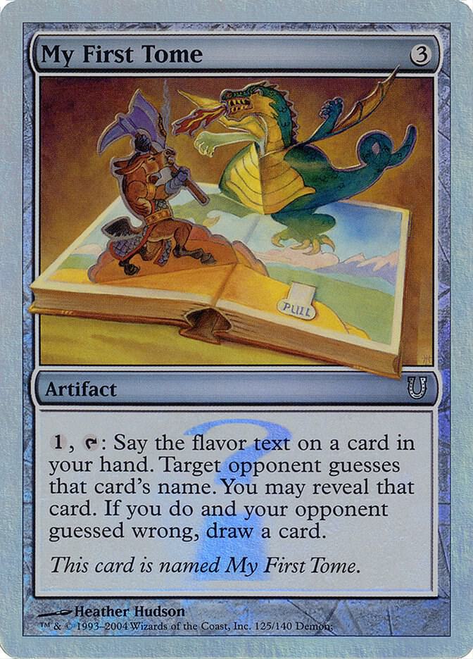 My First Tome (Alternate Foil) [Unhinged]