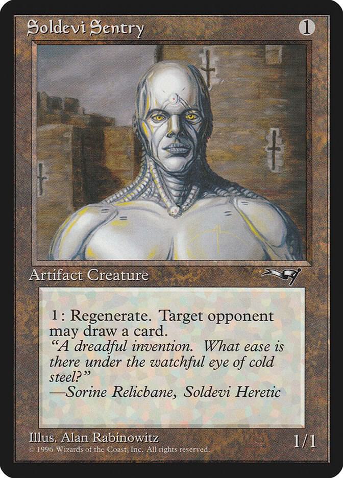 Soldevi Sentry (Hands Raised) [Alliances]