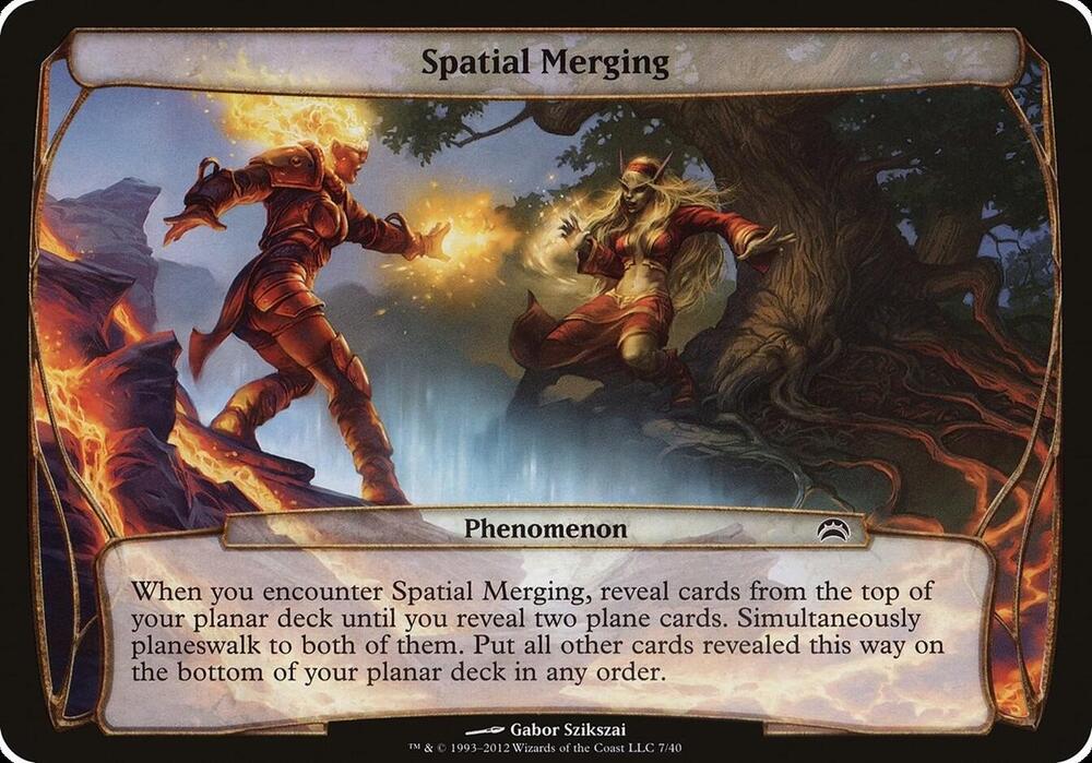 Spatial Merging (Planes) [Planechase 2012 Planes]