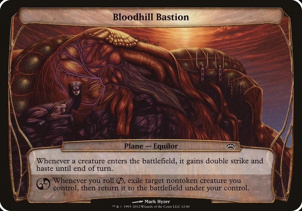 Bloodhill Bastion (Planes) [Planechase 2012 Planes]