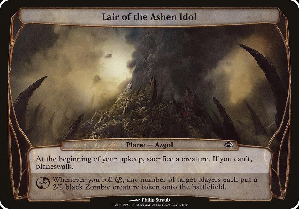 Lair of the Ashen Idol (Planes) [Planechase 2012 Planes]