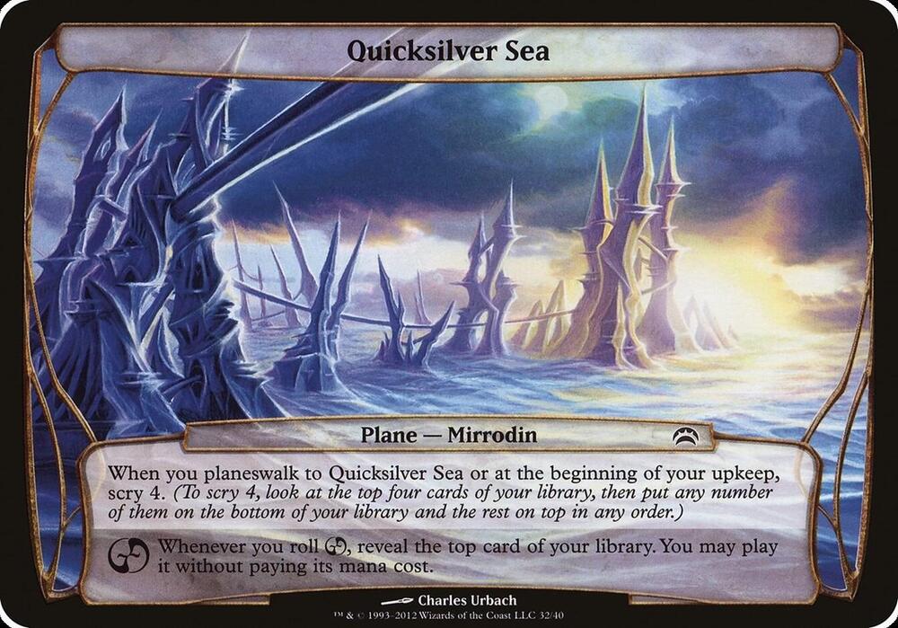Quicksilver Sea (Planes) [Planechase 2012 Planes]