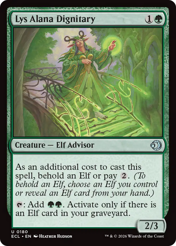 Lys Alana Dignitary [Lorwyn Eclipsed]