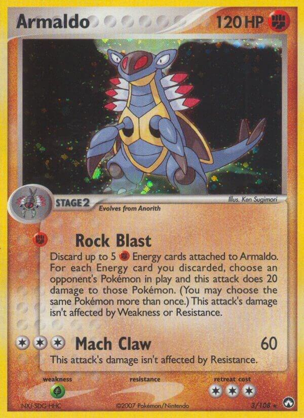 Armaldo (3/108) (Stamped) [EX: Power Keepers]