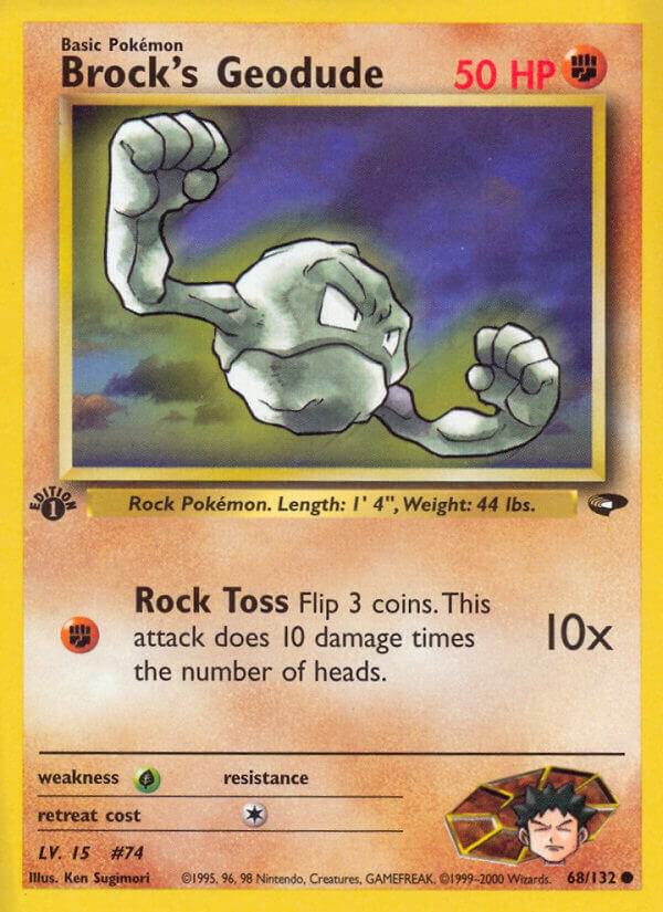 Brock's Geodude (68/132) [Gym Challenge Unlimited]
