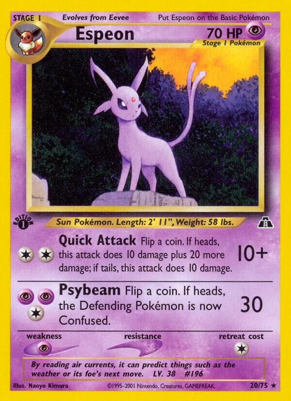 Espeon (20/75) [Neo Discovery 1st Edition]