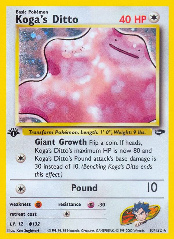 Koga's Ditto (10/132) [Gym Challenge Unlimited]