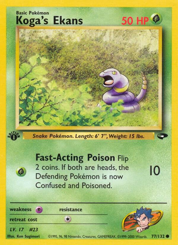 Koga's Ekans (77/132) [Gym Challenge Unlimited]