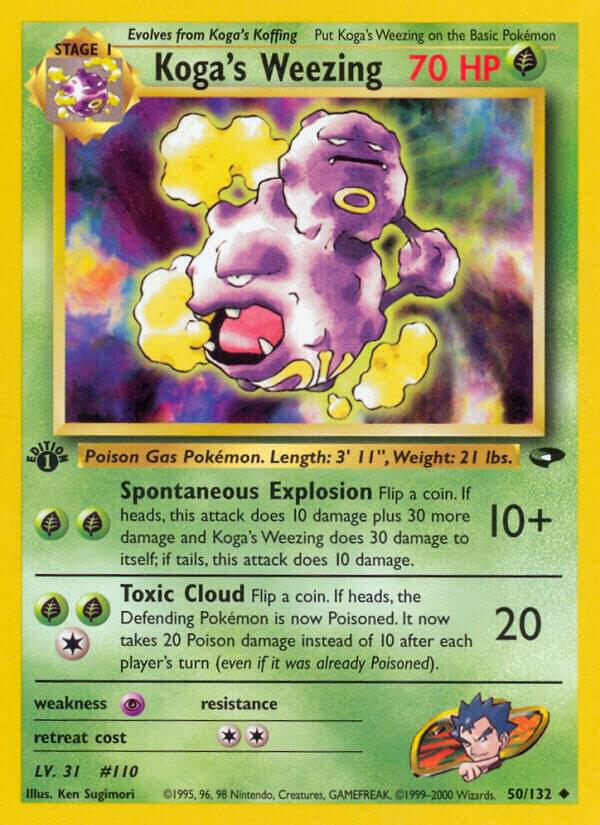 Koga's Weezing (50/132) [Gym Challenge Unlimited]